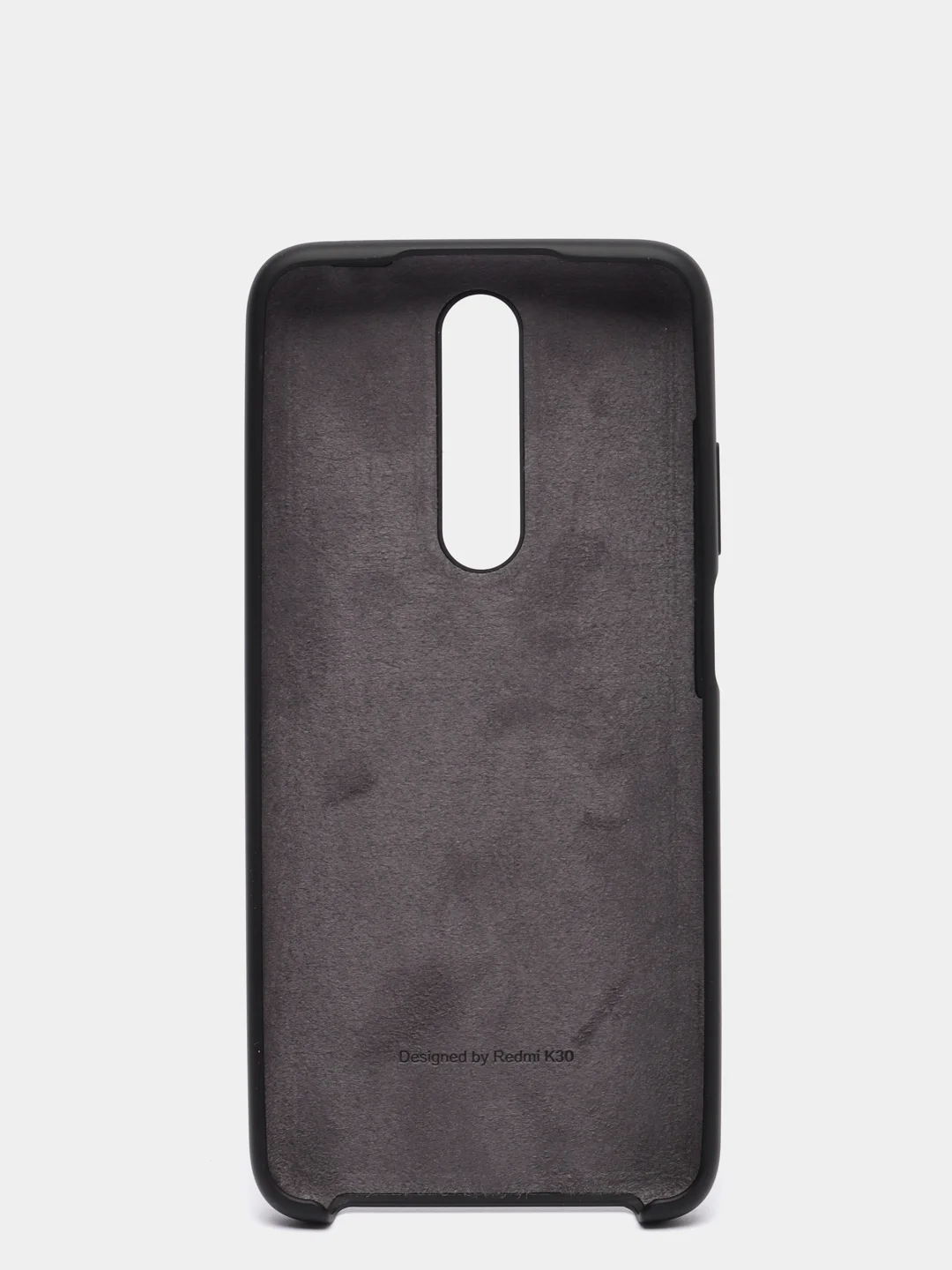 Черный чехол силиконовый Silicone Cover Case для Xiaomi Redmi K30, Poco X2