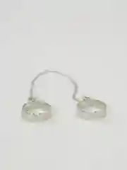 Кольцо с цепочкой/Листья/Двойное кольцо