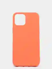 Оранжевый чехол Apple iPhone 12 Mini, 12 Pro Max силиконовый с подкладом из микрофибры