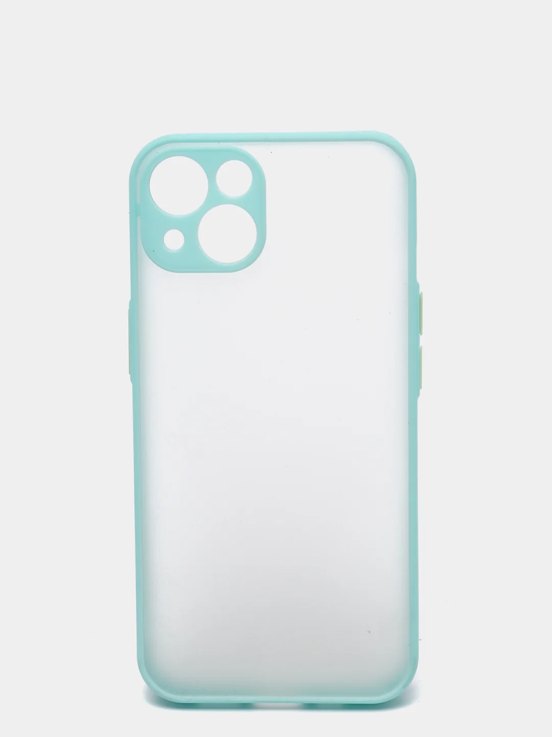 Бирюзовый чехол для Apple iPhone 13 / iPhone 13 Pro / iPhone 13 Pro Max с цветными кнопками