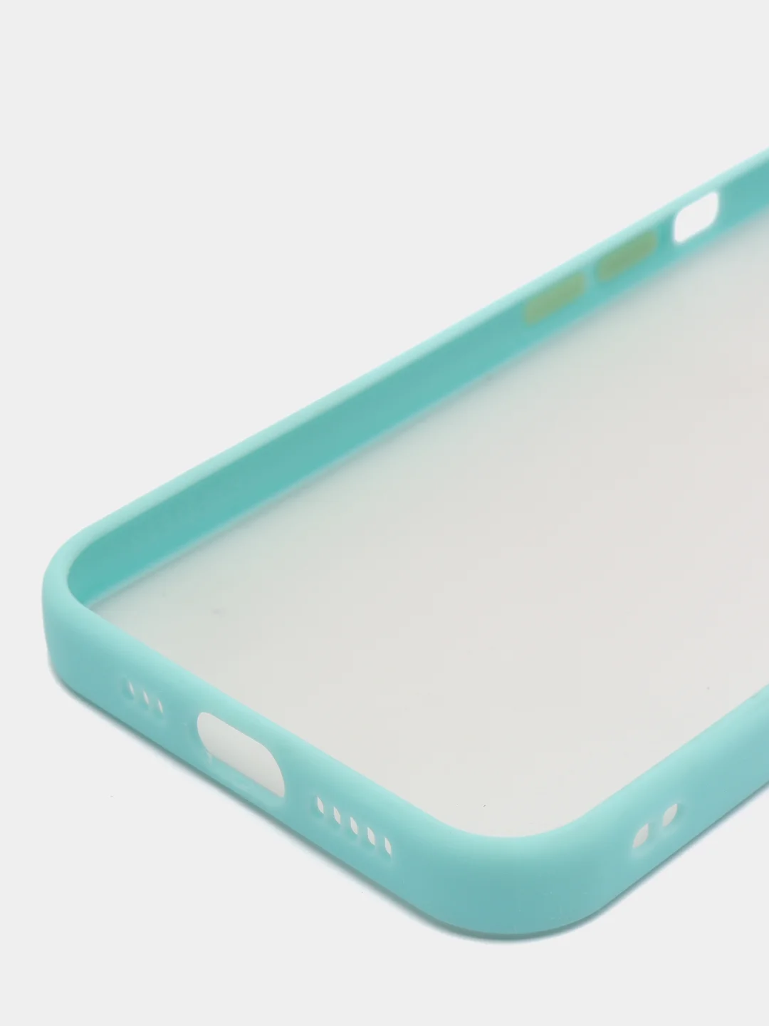 Бирюзовый чехол для Apple iPhone 13 / iPhone 13 Pro / iPhone 13 Pro Max с цветными кнопками
