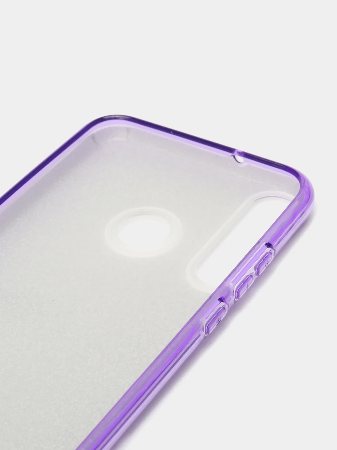 Фиолетовый чехол SC097 "Блестки" для Huawei Honor 9C