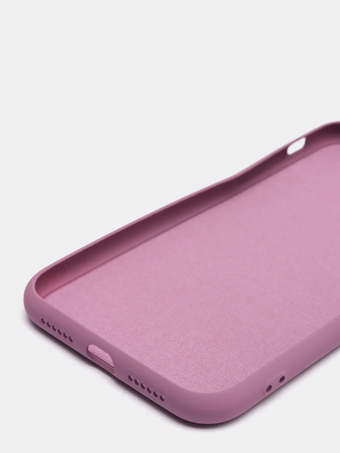 Пурпурный чехол на iPhone 11, 13, 12, XR, Pro, Max, Mini, бархатный