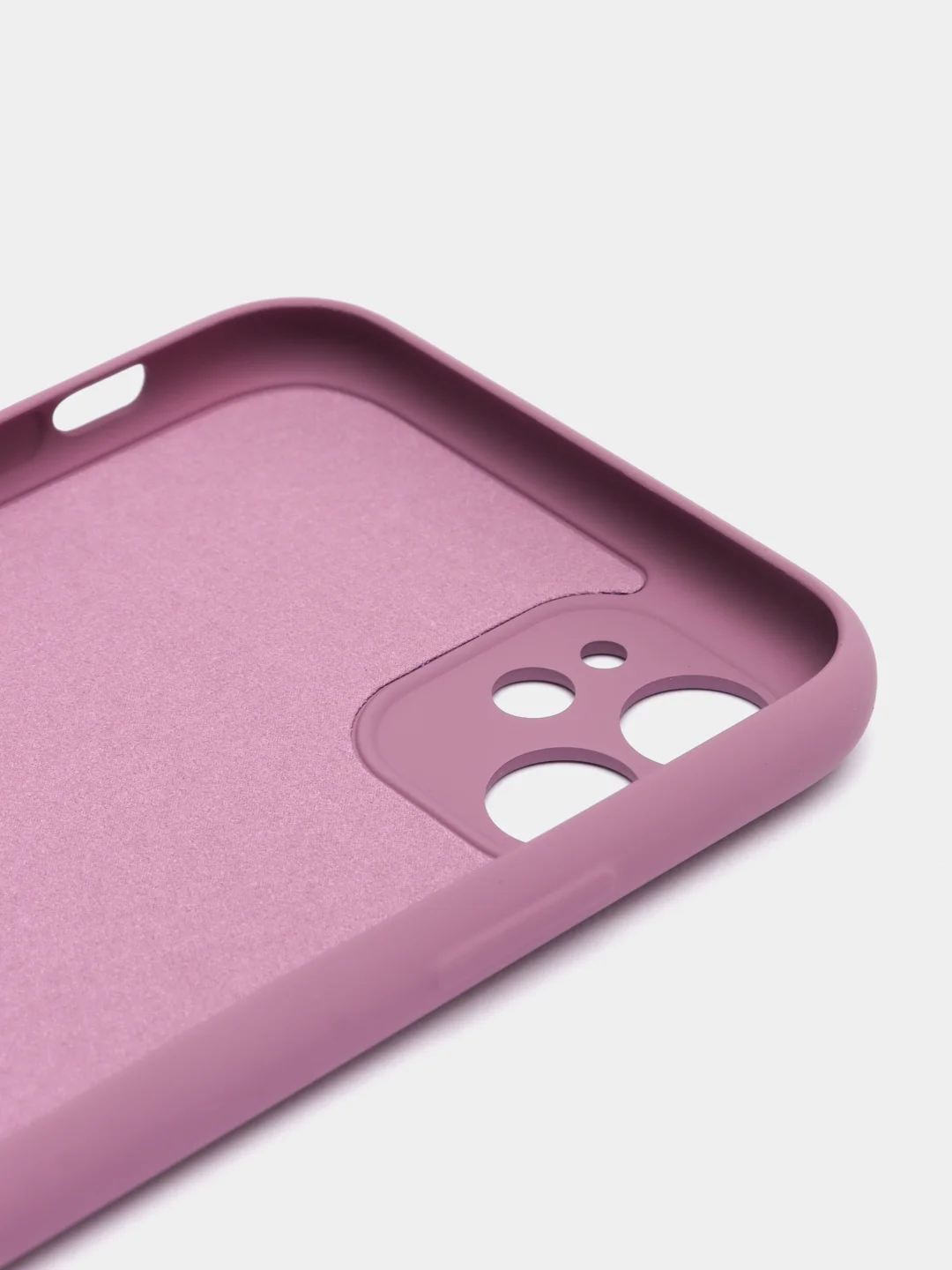 Пурпурный чехол на iPhone 11, 13, 12, XR, Pro, Max, Mini, бархатный