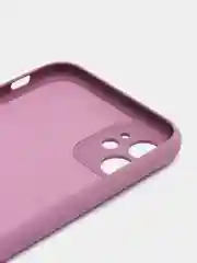 Пурпурный чехол на iPhone 11, 13, 12, XR, Pro, Max, Mini, бархатный