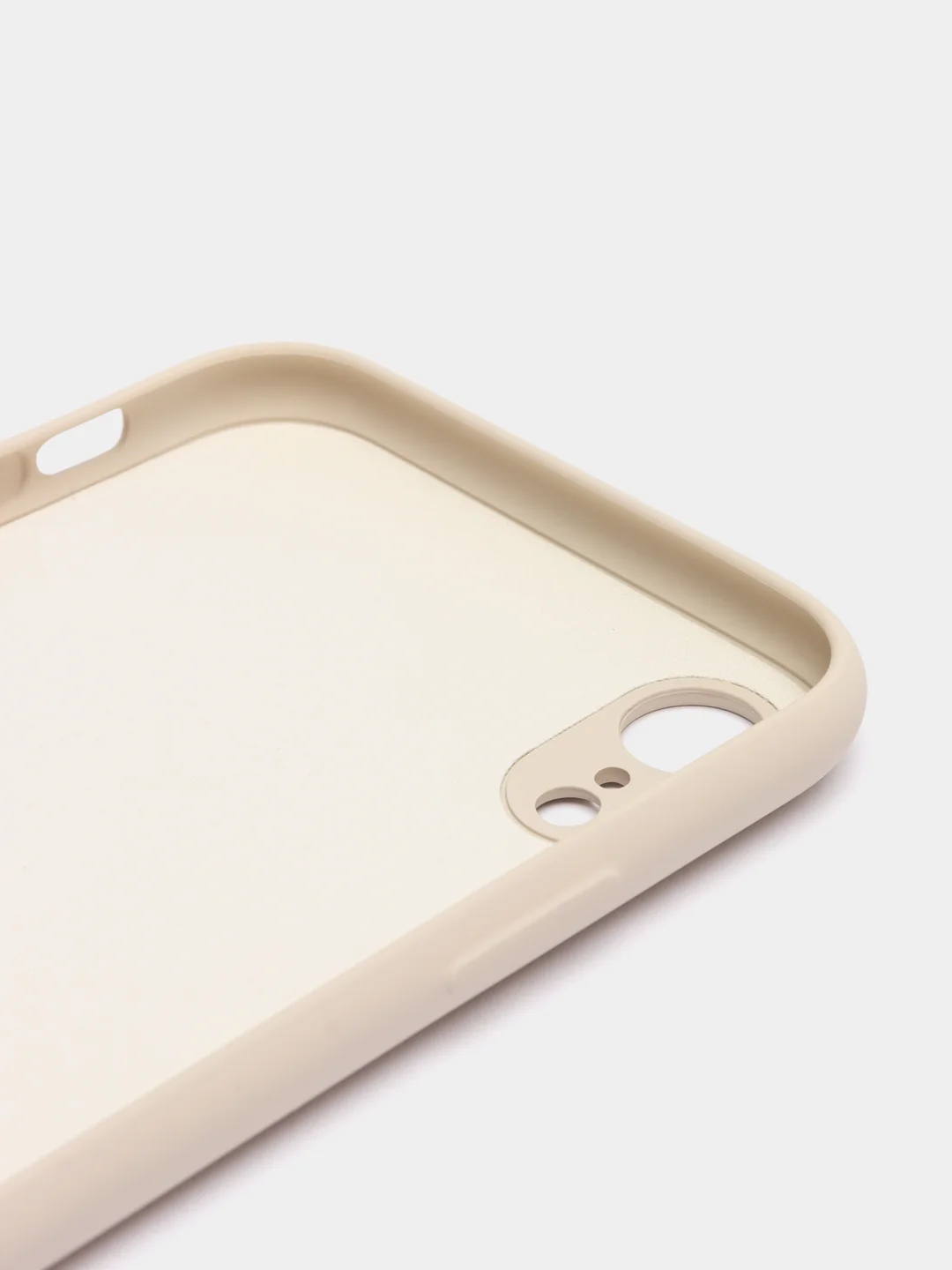 Бежевый чехол на iPhone 11, 13, 12, XR, Pro, Max, Mini, бархатный