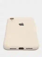 Бежевый чехол на iPhone 11, 13, 12, XR, Pro, Max, Mini, бархатный