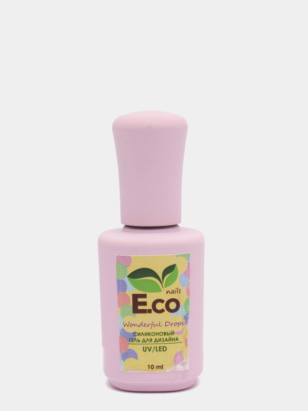 Верхнее покрытие E.Co Nails Wonderful Drops E.Co Nails, силиконовый, 10 мл
