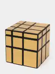 Золотой головоломка зеркальный кубик "Cube series happy"/ Золотой/ Обычный