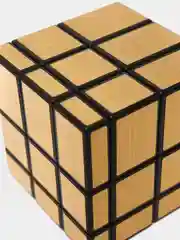 Золотой головоломка зеркальный кубик "Cube series happy"/ Золотой/ Обычный