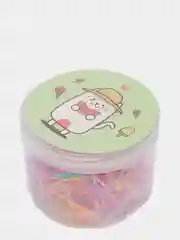 Силиконовые резинки для волос в банке