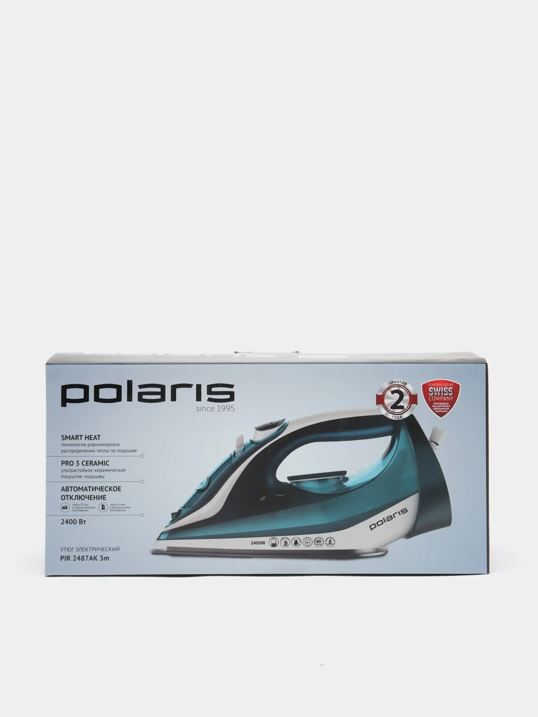 Утюг Polaris PIR 2487AK 3m Бирюзовый/белый