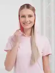 Конфетный платье женское домашнее с капюшоном,  хлопок