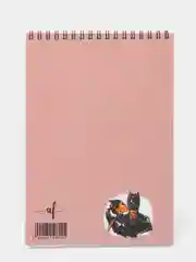 Коралловый меланж ежедневник на пружине, блокнот в точку, А5, 48 л