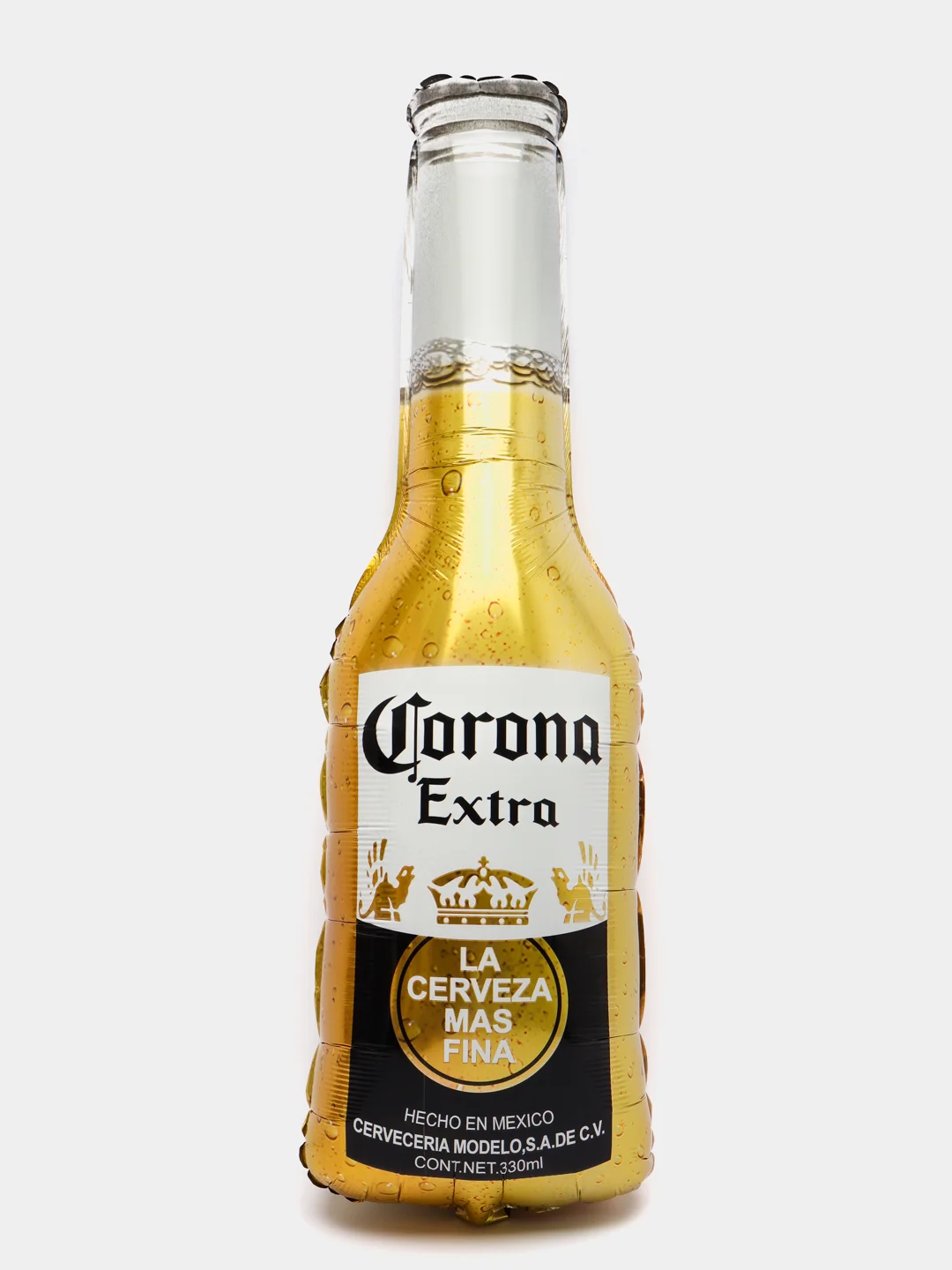 Желтый воздушный фольгированный шар Пиво "Корона Экстра", "Хайникен", Corona, Hieneken