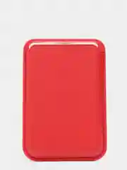 Красный картхолдер на iPhone, с поддержкой MagSafe Leather Wallet