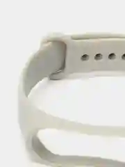 Серый металлик силиконовый ремешок Xiaomi Mi Band 3 и Band 4