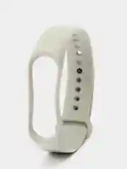 Серый металлик силиконовый ремешок Xiaomi Mi Band 3 и Band 4