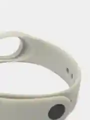 Серый металлик силиконовый ремешок Xiaomi Mi Band 3 и Band 4