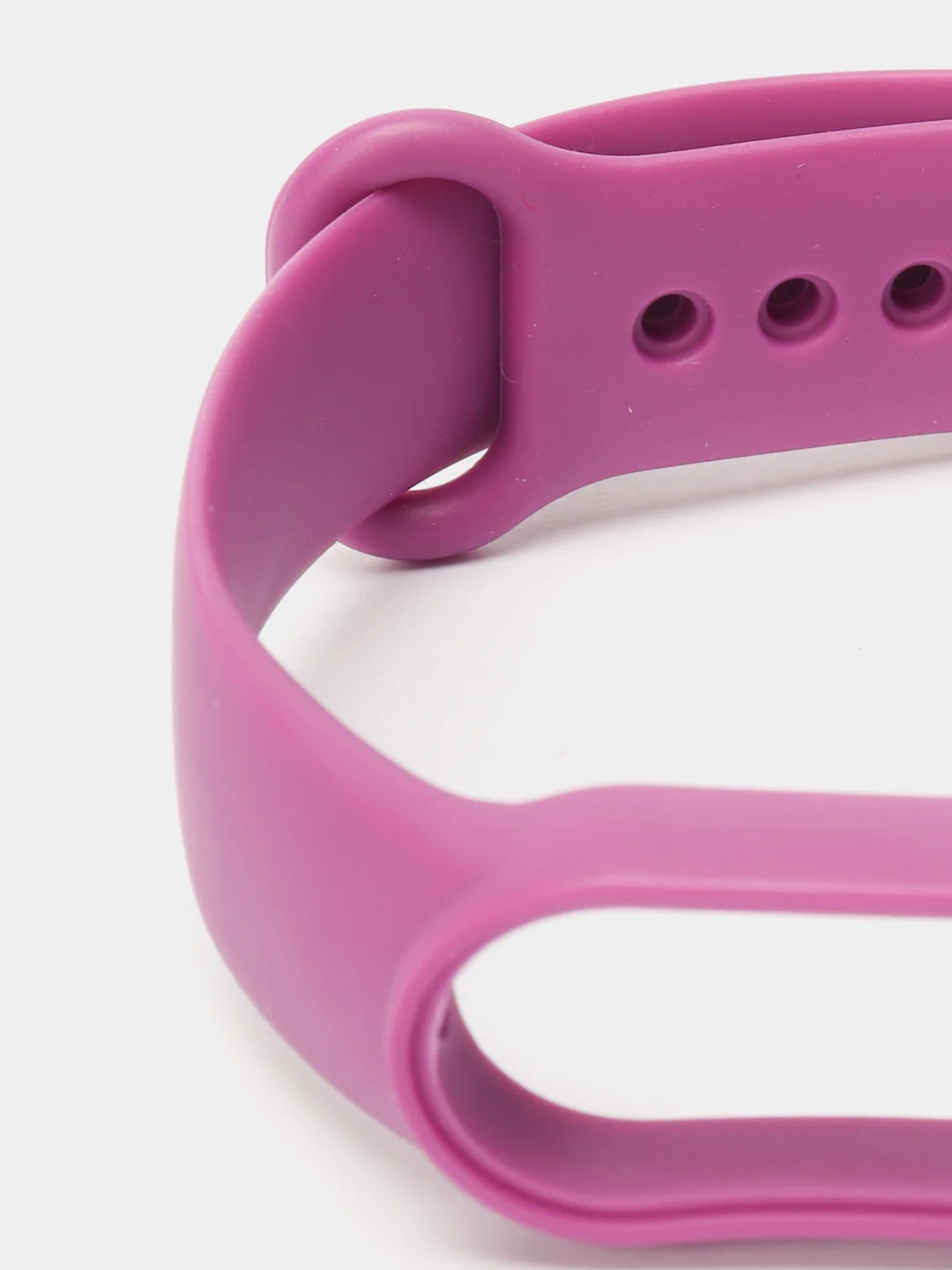 Фиолетовый силиконовый ремешок для Xiaomi Mi Band 5, Mi Band 6, ми банд 5/6