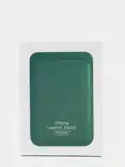 Лесной зеленый картхолдер на iPhone, с поддержкой MagSafe Leather Wallet