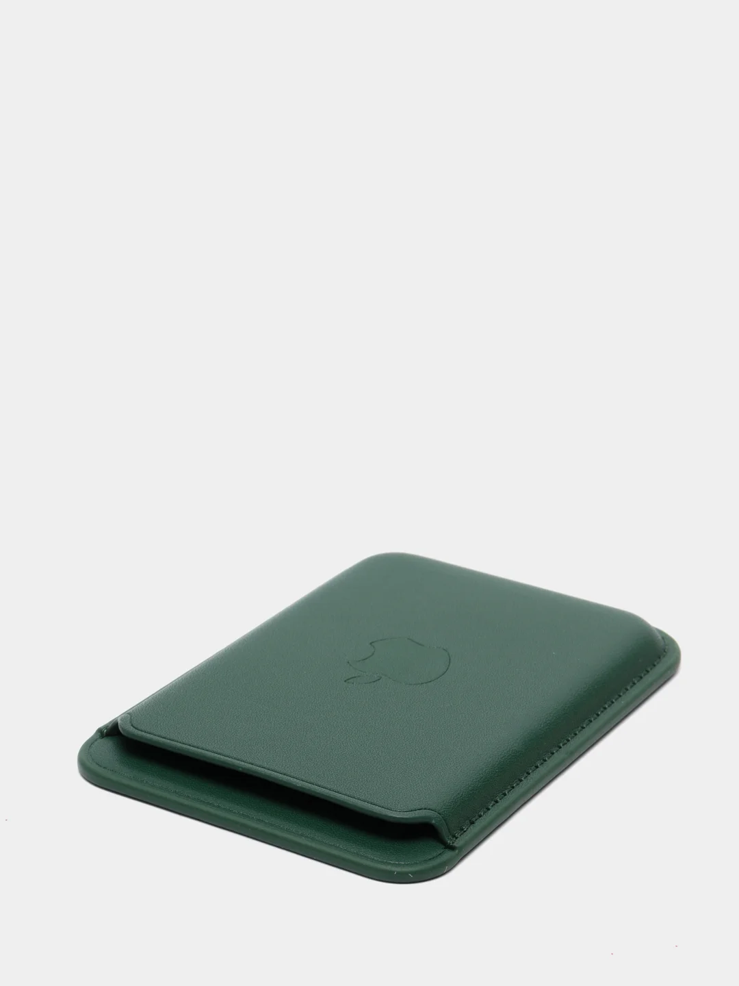 Лесной зеленый картхолдер на iPhone, с поддержкой MagSafe Leather Wallet
