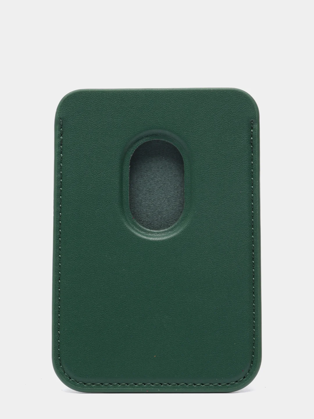 Лесной зеленый картхолдер на iPhone, с поддержкой MagSafe Leather Wallet