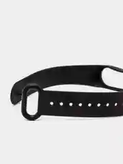 Угольный ремешок для Хiaomi Mi Band 3/4,черный, для смарт часов, подарок на Новый год