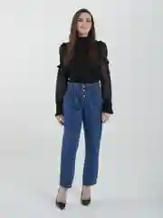 Джинсы женские МОМ с высокой посадкой Denim, джинсы бананы, палаццо