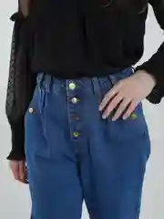 Джинсы женские МОМ с высокой посадкой Denim, джинсы бананы, палаццо
