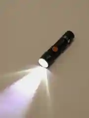 Фонарь светодиодный LED, аккумуляторный, с zoom, USB