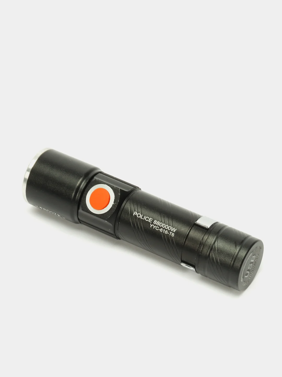 Фонарь светодиодный LED, аккумуляторный, с zoom, USB