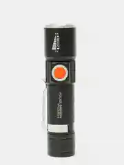 Фонарь светодиодный LED, аккумуляторный, с zoom, USB
