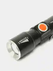 Фонарь светодиодный LED, аккумуляторный, с zoom, USB