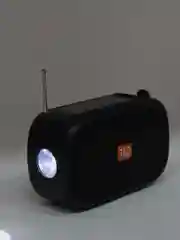 Черный портативная беспроводная блютуз колонка TG632