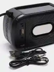 Черный портативная беспроводная блютуз колонка TG632