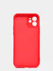Красный чехол силиконовый iPhone 12