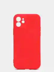 Красный чехол силиконовый iPhone 12