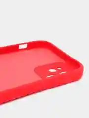 Красный чехол силиконовый iPhone 12