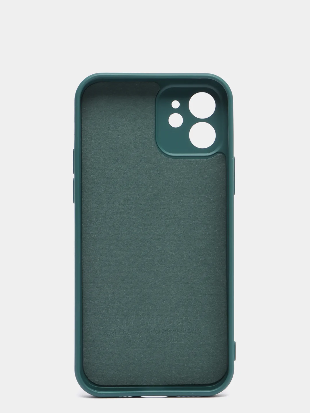 Зеленый чехол силиконовый iPhone 12