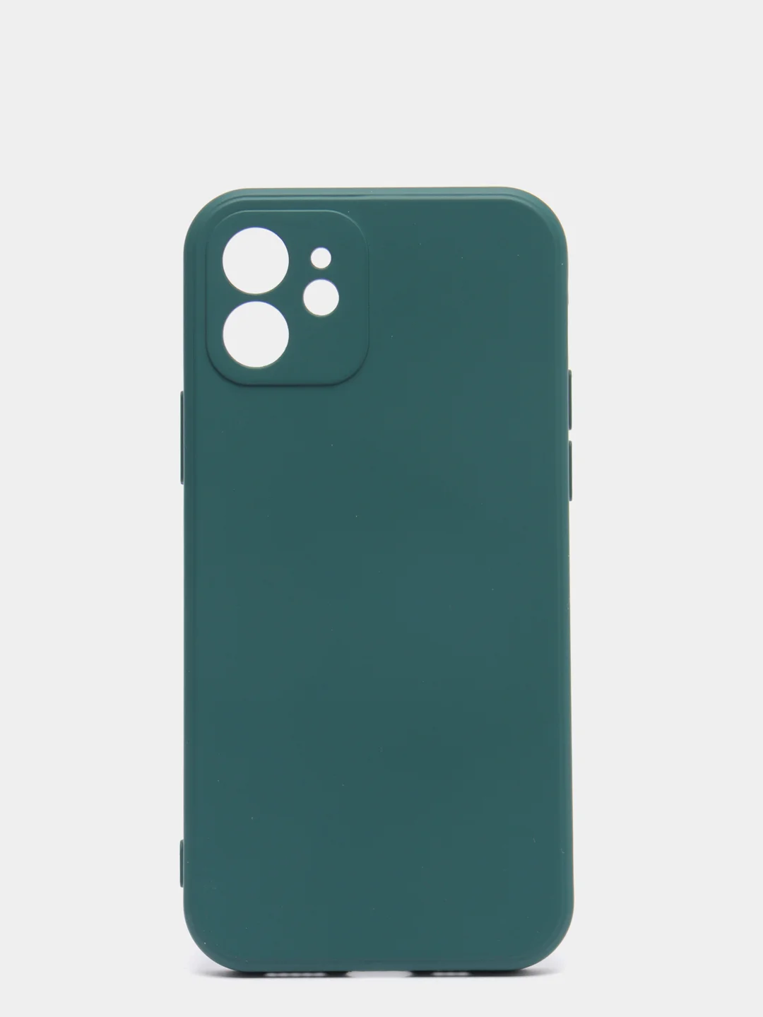 Зеленый чехол силиконовый iPhone 12