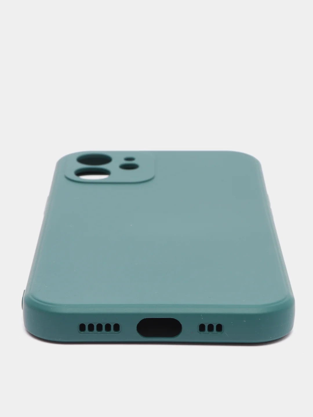 Зеленый чехол силиконовый iPhone 12