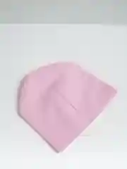 Розовый шапка для малышей, однослойная, весенняя