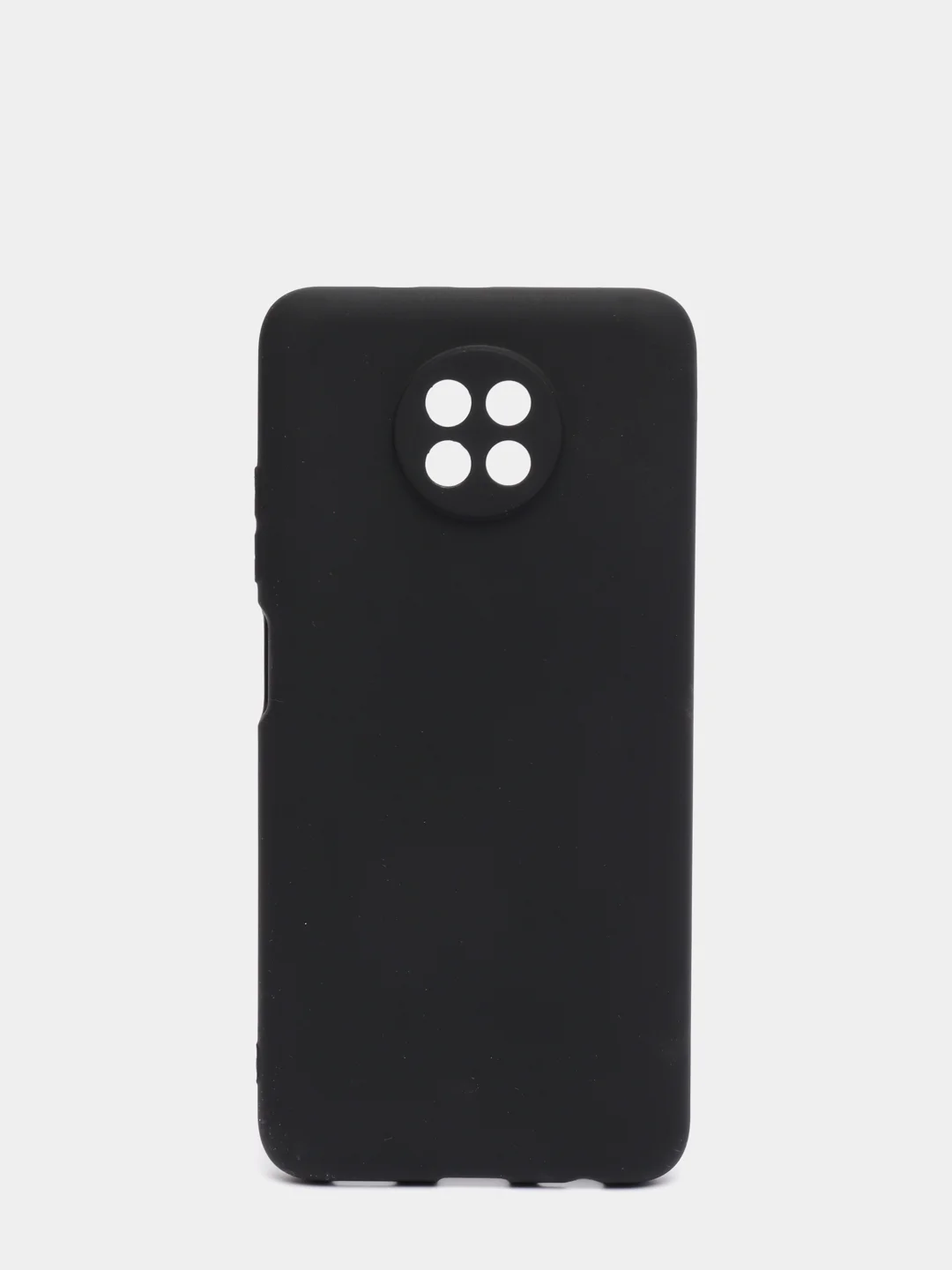 Черный чехол для Xiaomi Redmi Note 9T, силиконовый, матовый, однотонный