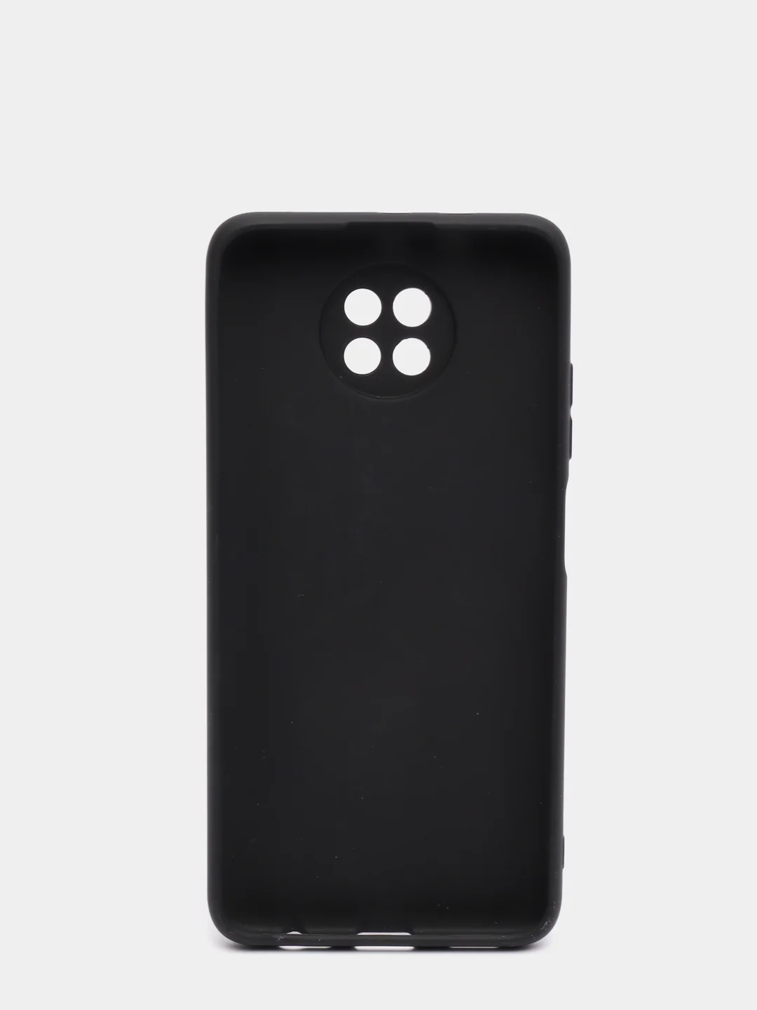 Черный чехол для Xiaomi Redmi Note 9T, силиконовый, матовый, однотонный