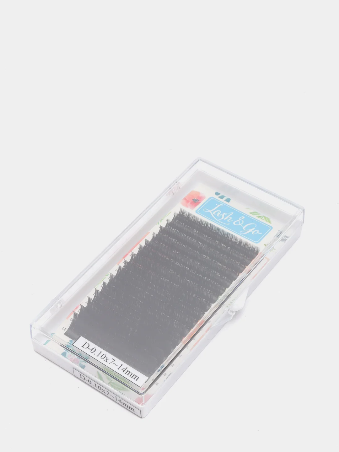 Ресницы черные для наращивания Lash&Go Mix (16 линий) миксы длин 7-14 мм