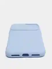 Небесно-голубой чехол iPhone 7 / 8 / SE 2020 силиконовый с закрывающейся камерой
