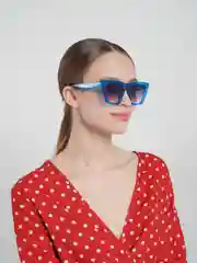 Синий солнцезащитные очки женские