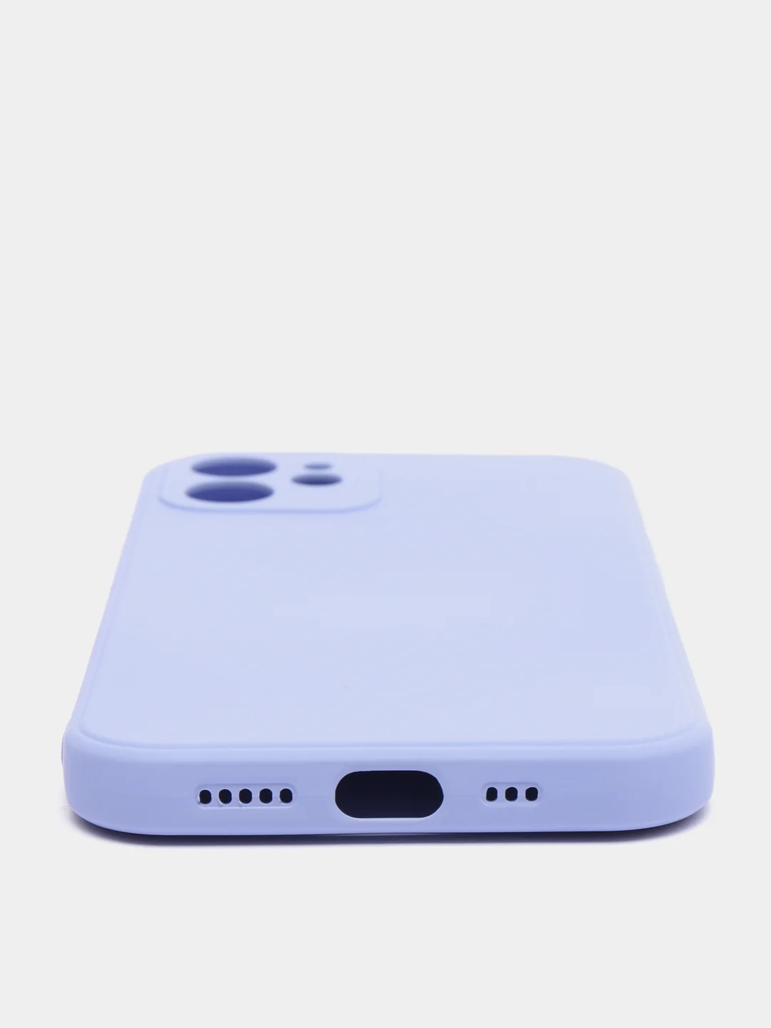 Лавандовый чехол силиконовый iPhone 12