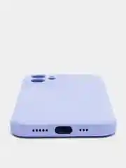Лавандовый чехол силиконовый iPhone 12